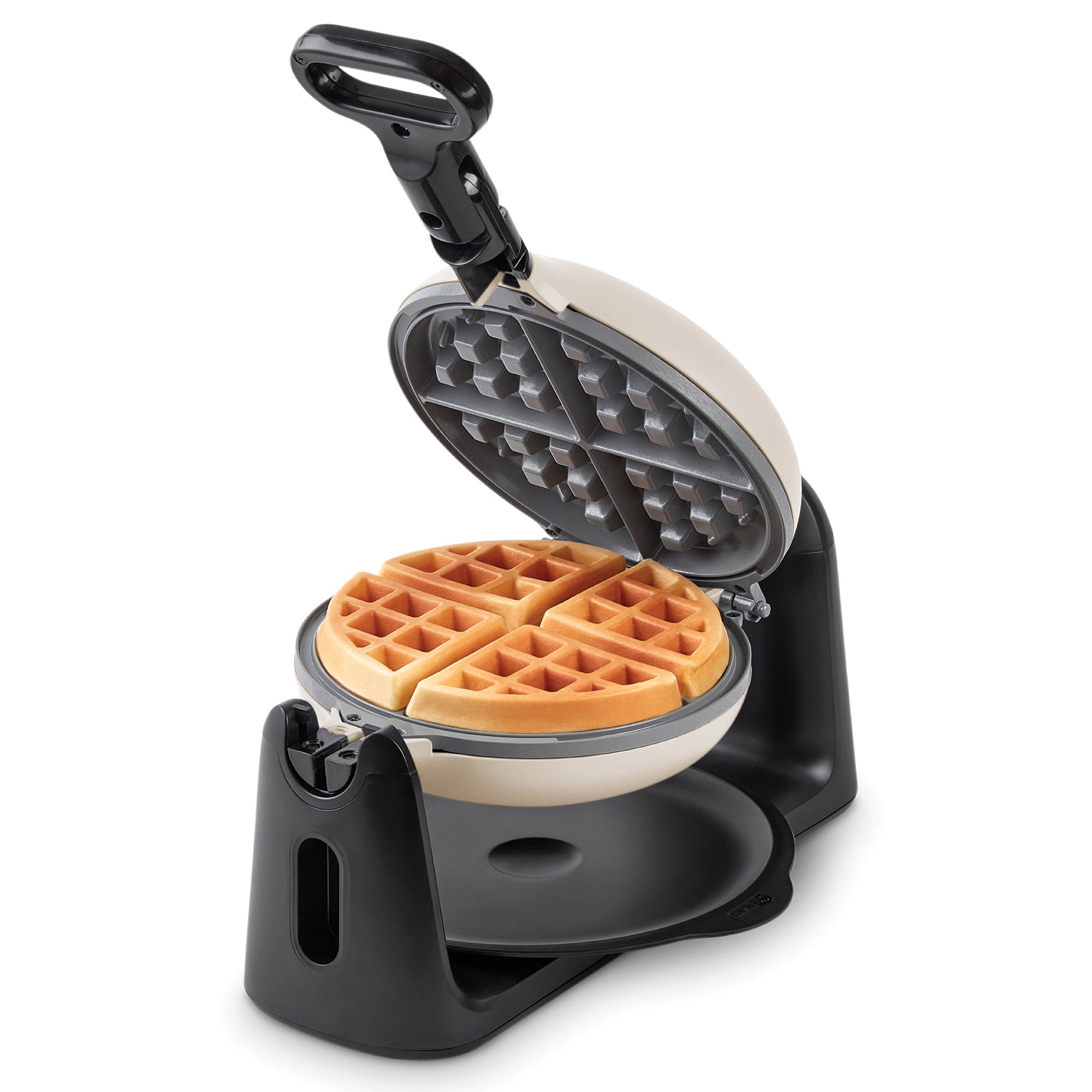 Ceramic Nonstick Flip Belgian Waffle Maker - Cream Matte