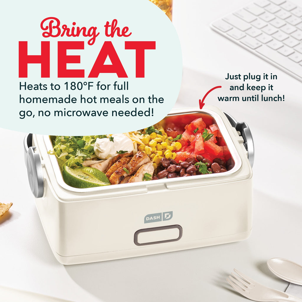 Hot2Go™ Electric Lunchbox (30 Ounce + Utensils)