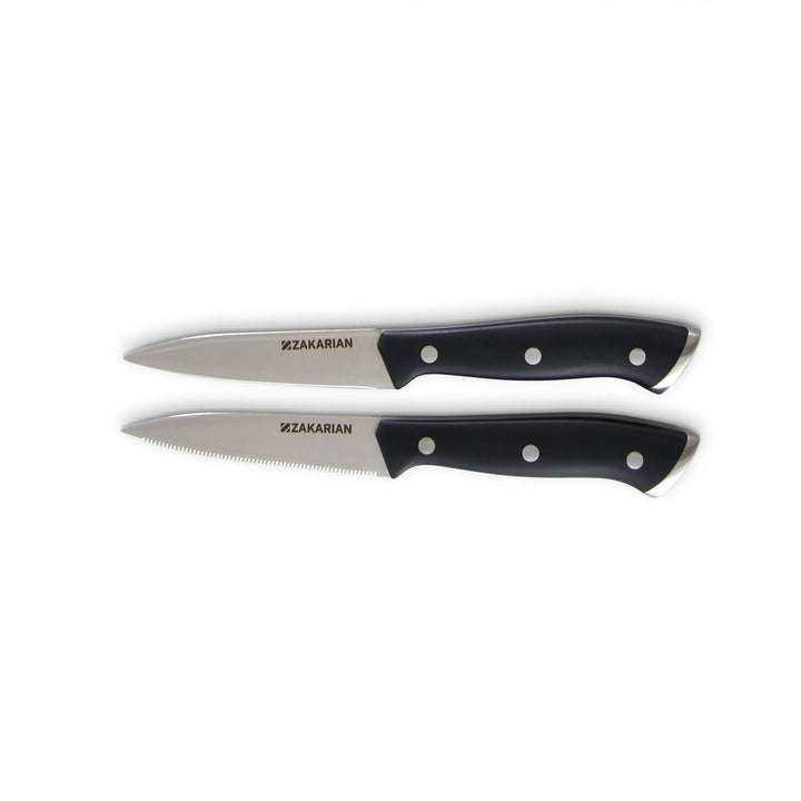 2 Piece Paring Knife Set - Black